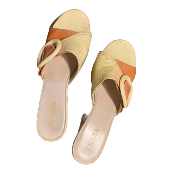 •Prada Heel Sandals Size 39.5 - Picture 5 of 8